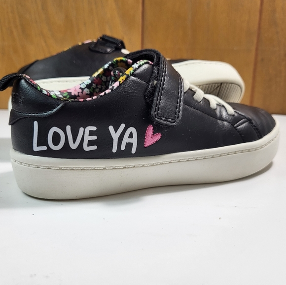Carter's Girls Black Perrie Sneaker Size 13M - Picture 5 of 5
